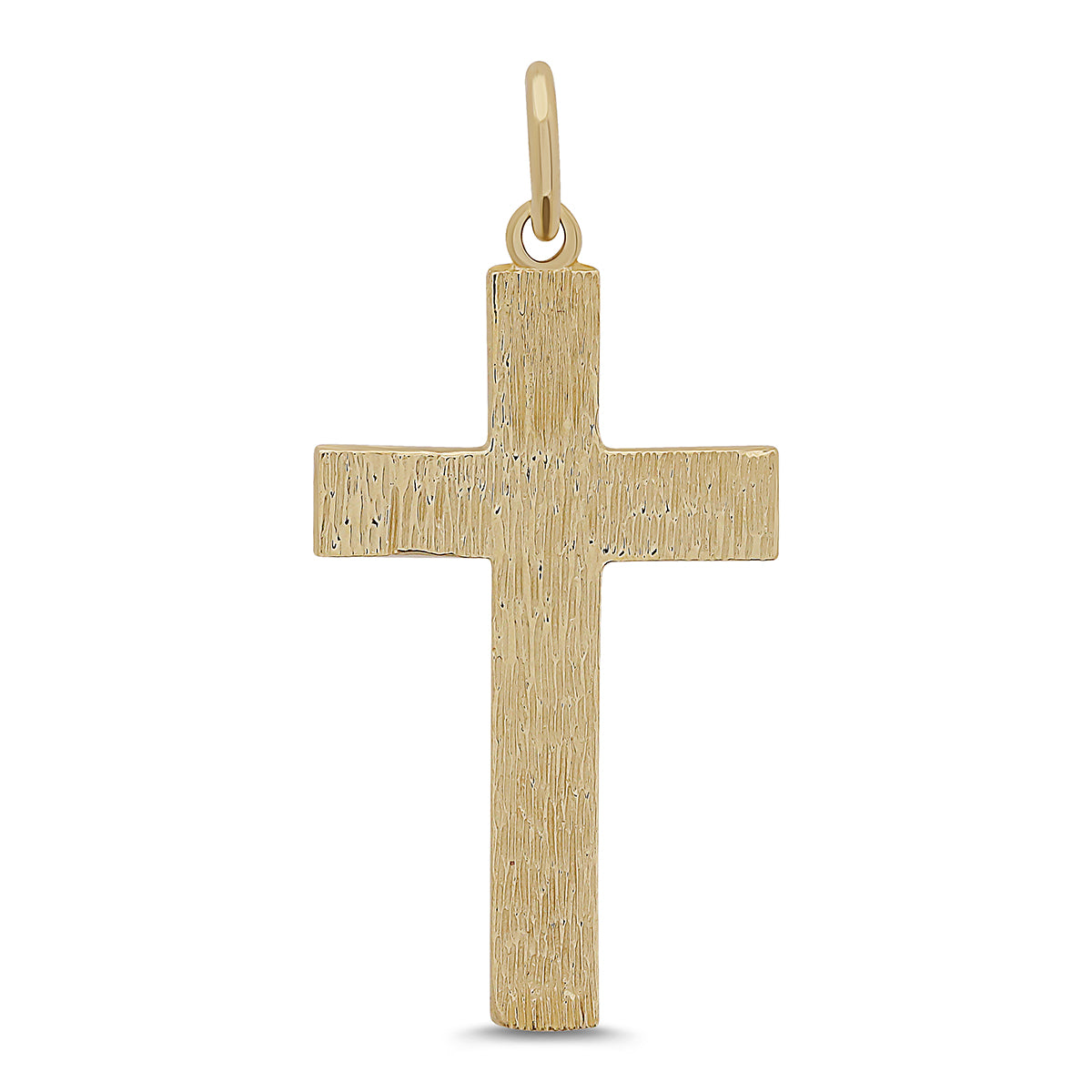9ct Yellow Gold Ornate Crucifix Cross Pendant