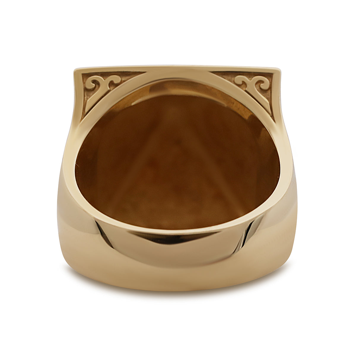 9ct Yellow Gold Medium Sized Hollow Pyramid Ring