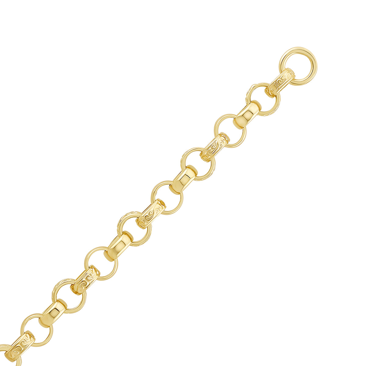9ct Yellow Gold Solid Belcher Chain - 8.5mm