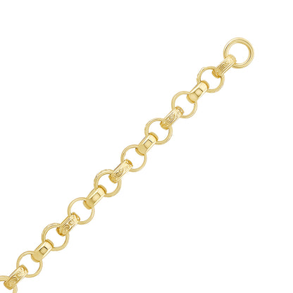 9ct Yellow Gold Solid Belcher Chain - 8.5mm