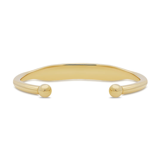 9ct Yellow Gold Solid Torque ID Child's Bangle