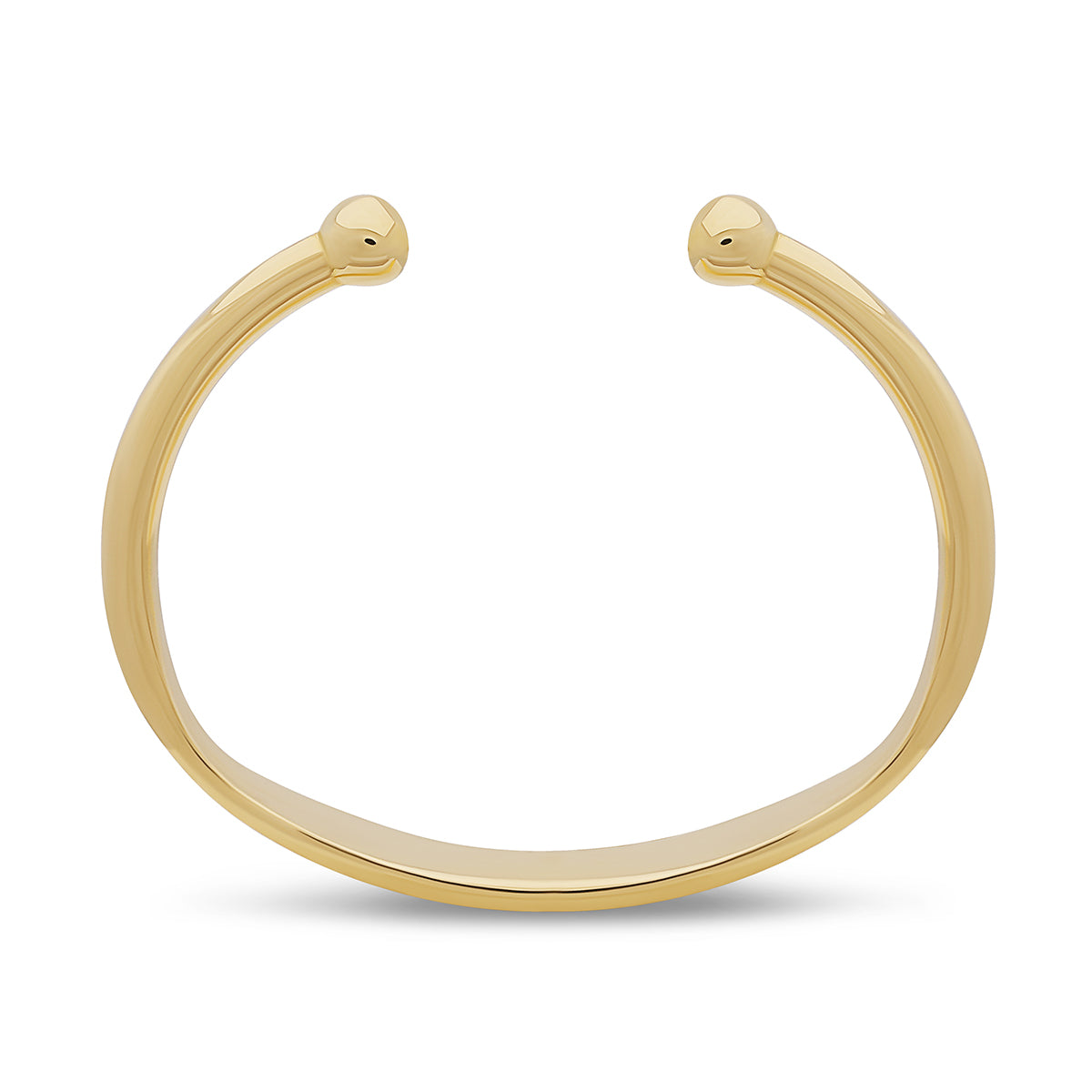 9ct Yellow Gold Solid Torque ID Child's Bangle