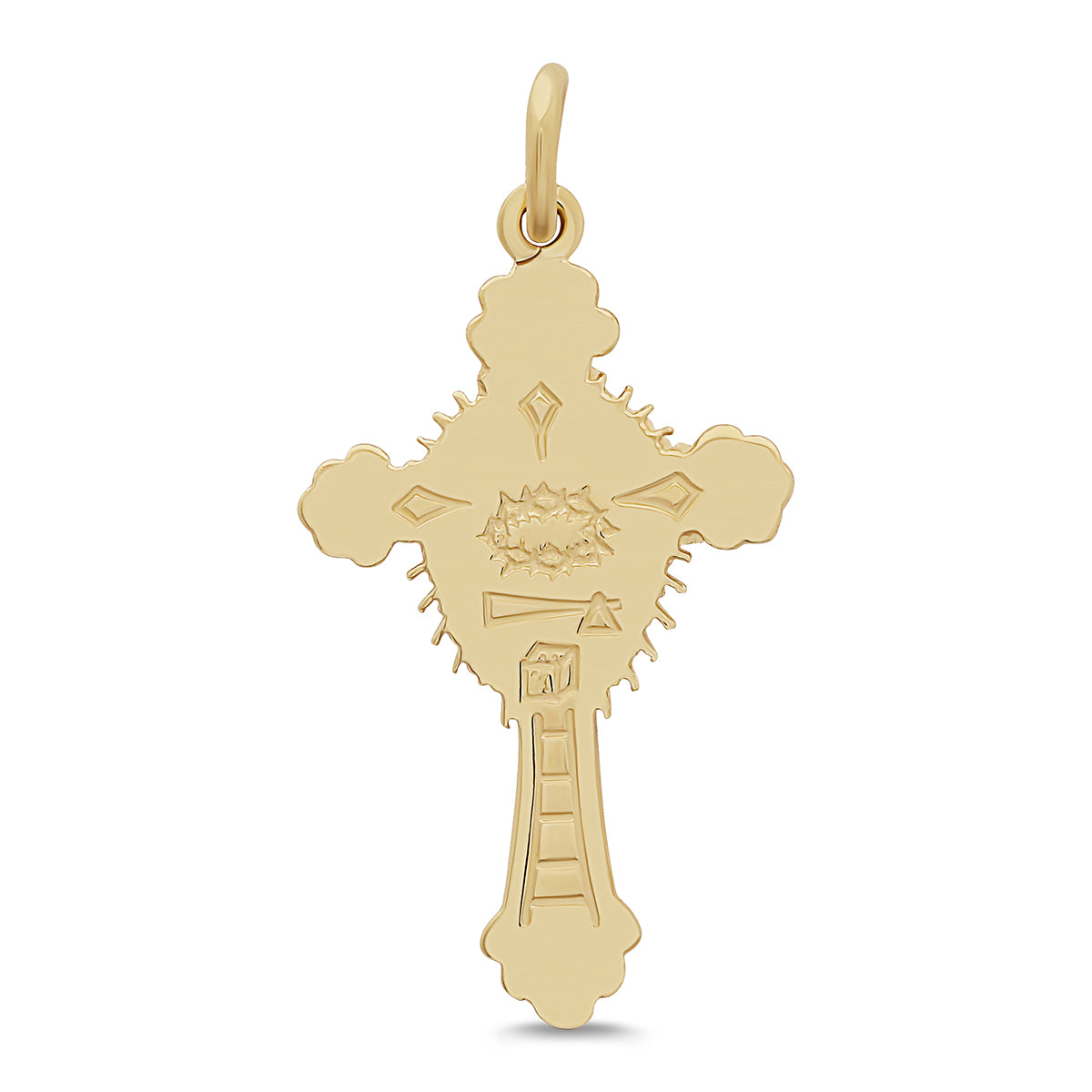 9ct Yellow Gold Crucifix Cross Pendant
