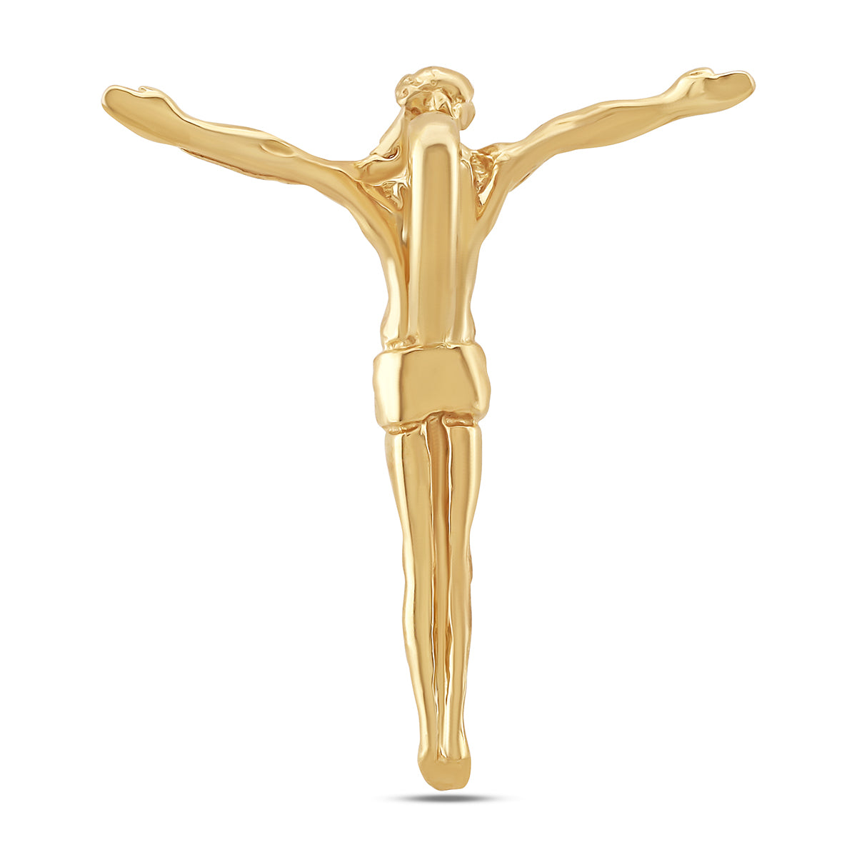 9ct Yellow Gold Polished Crucifix Pendant