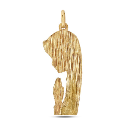 9ct Yellow Gold Virgin Mary Praying Pendant