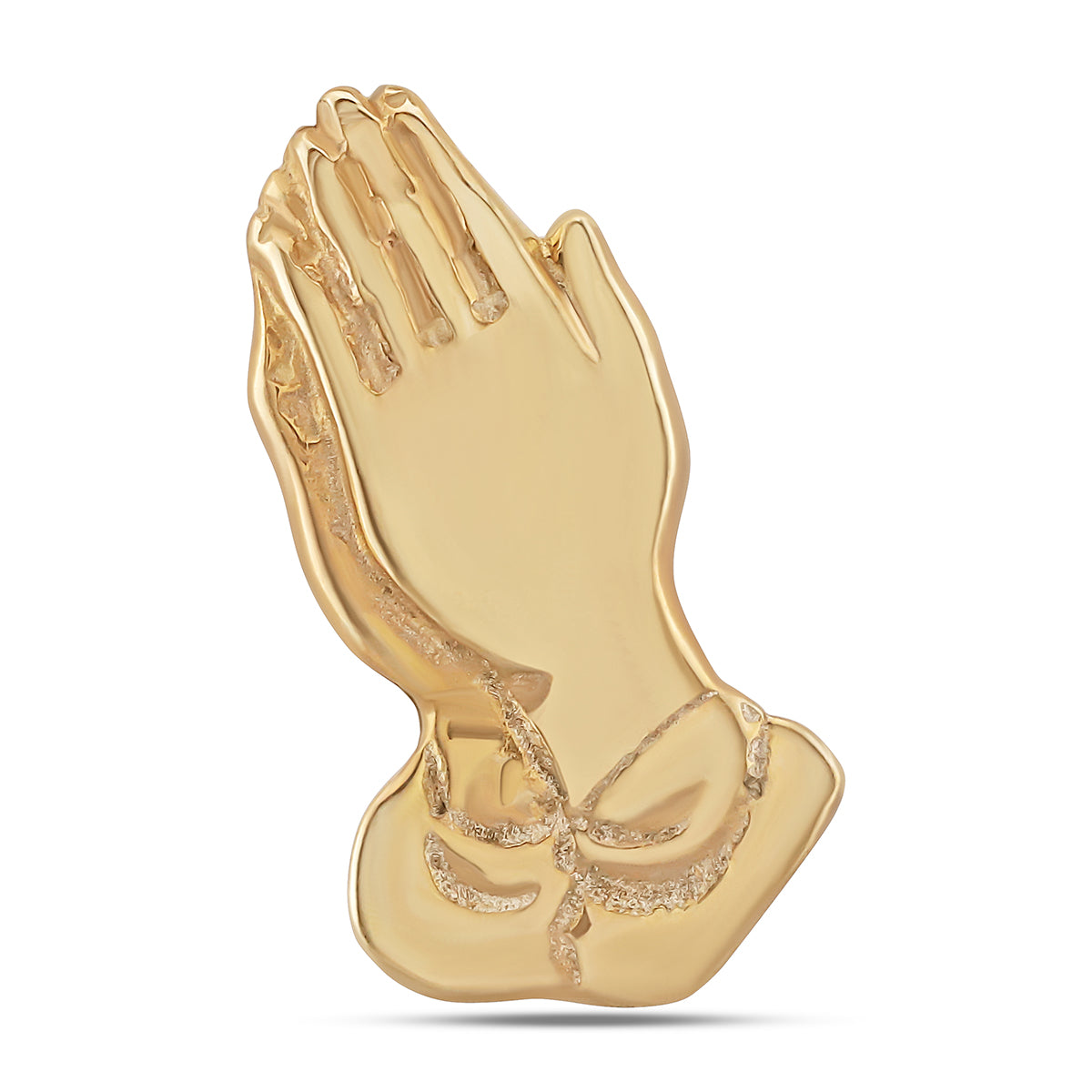 9ct Yellow Gold Praying Hands Pendant