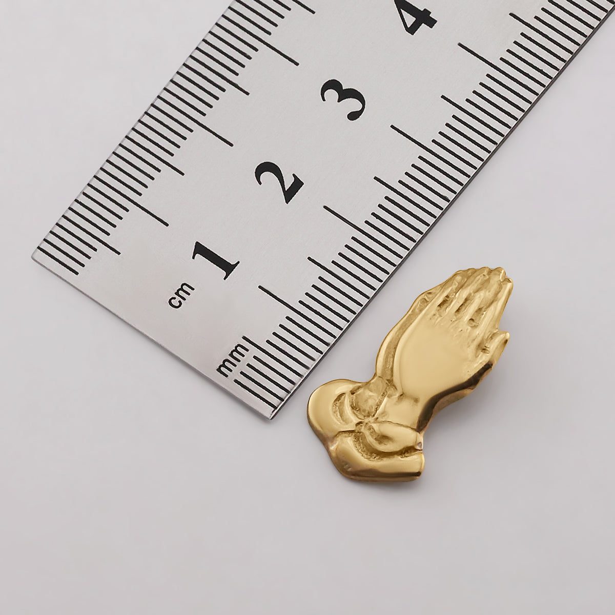9ct Yellow Gold Praying Hands Pendant