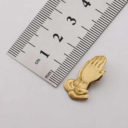 9ct Yellow Gold Praying Hands Pendant