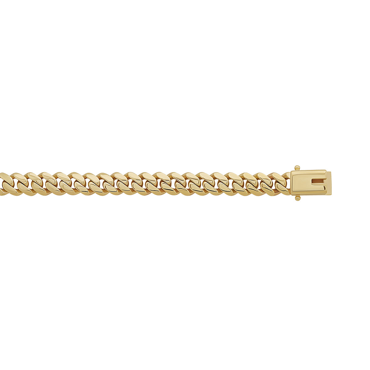 9ct Yellow Gold Solid Classic Cuban Link 8.5mm Chain