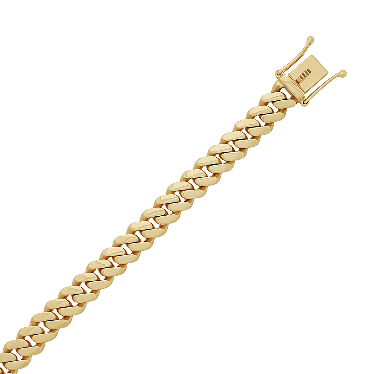 9ct Yellow Gold Solid Classic Cuban Link 8.5mm Chain