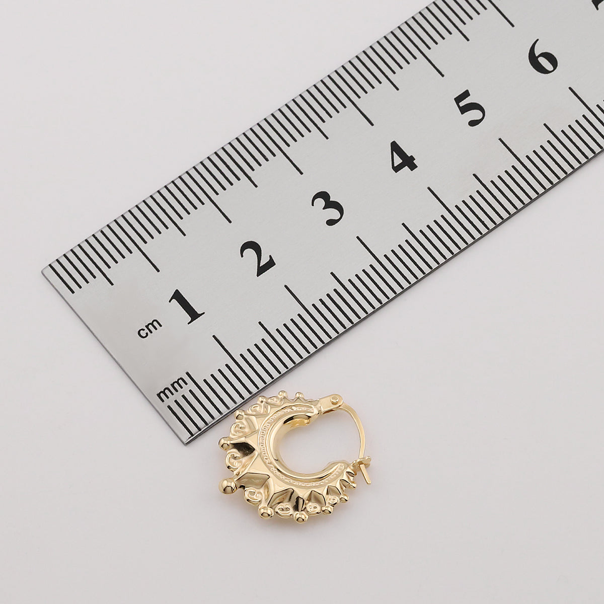 9ct Yellow Gold Small Classic Creole Earrings