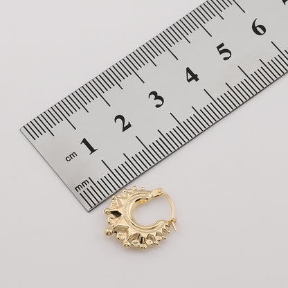 9ct Yellow Gold Small Classic Creole Earrings