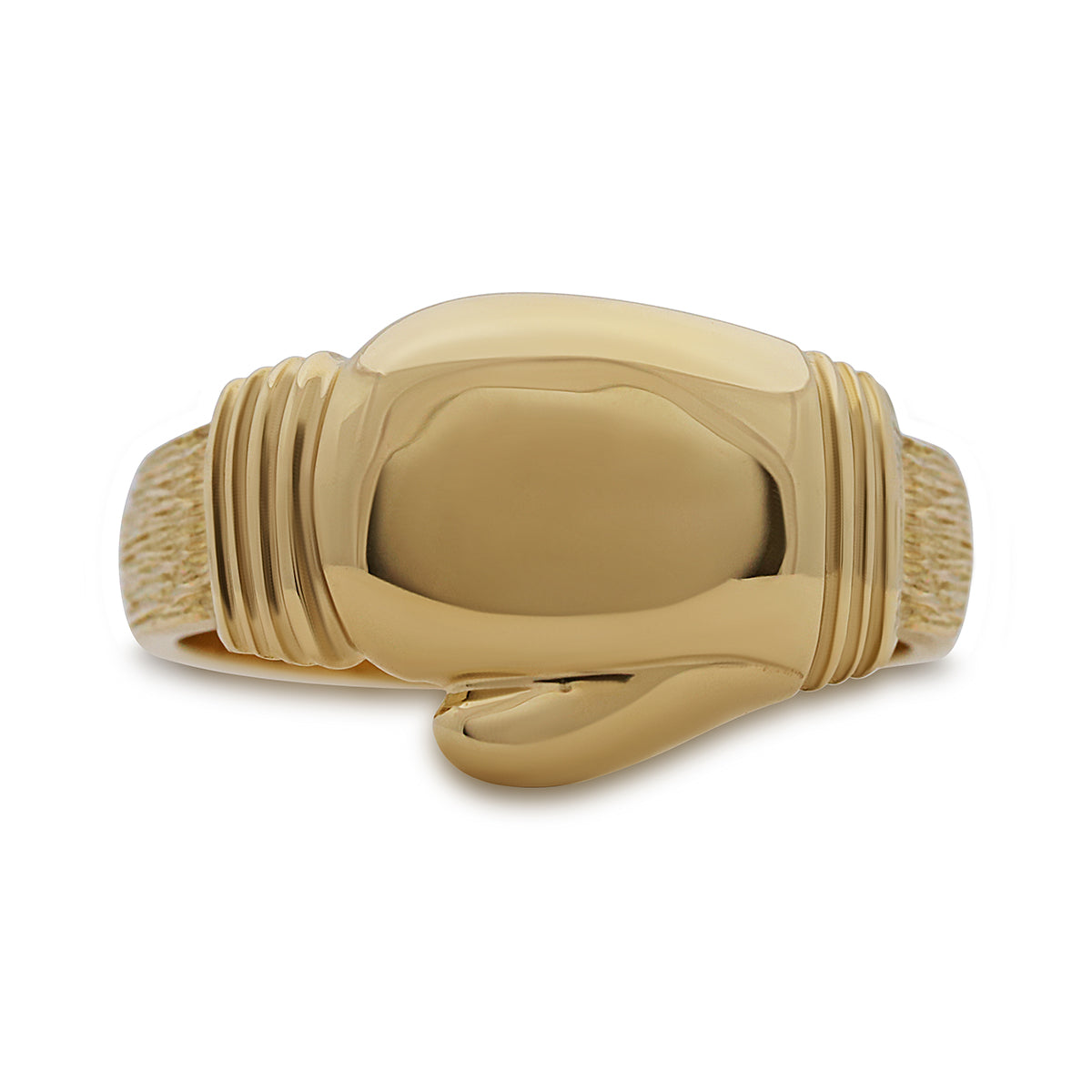 9ct Yellow Solid Single Medium Boxing Glove Ring