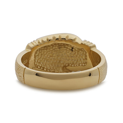 9ct Yellow Solid Single Medium Boxing Glove Ring