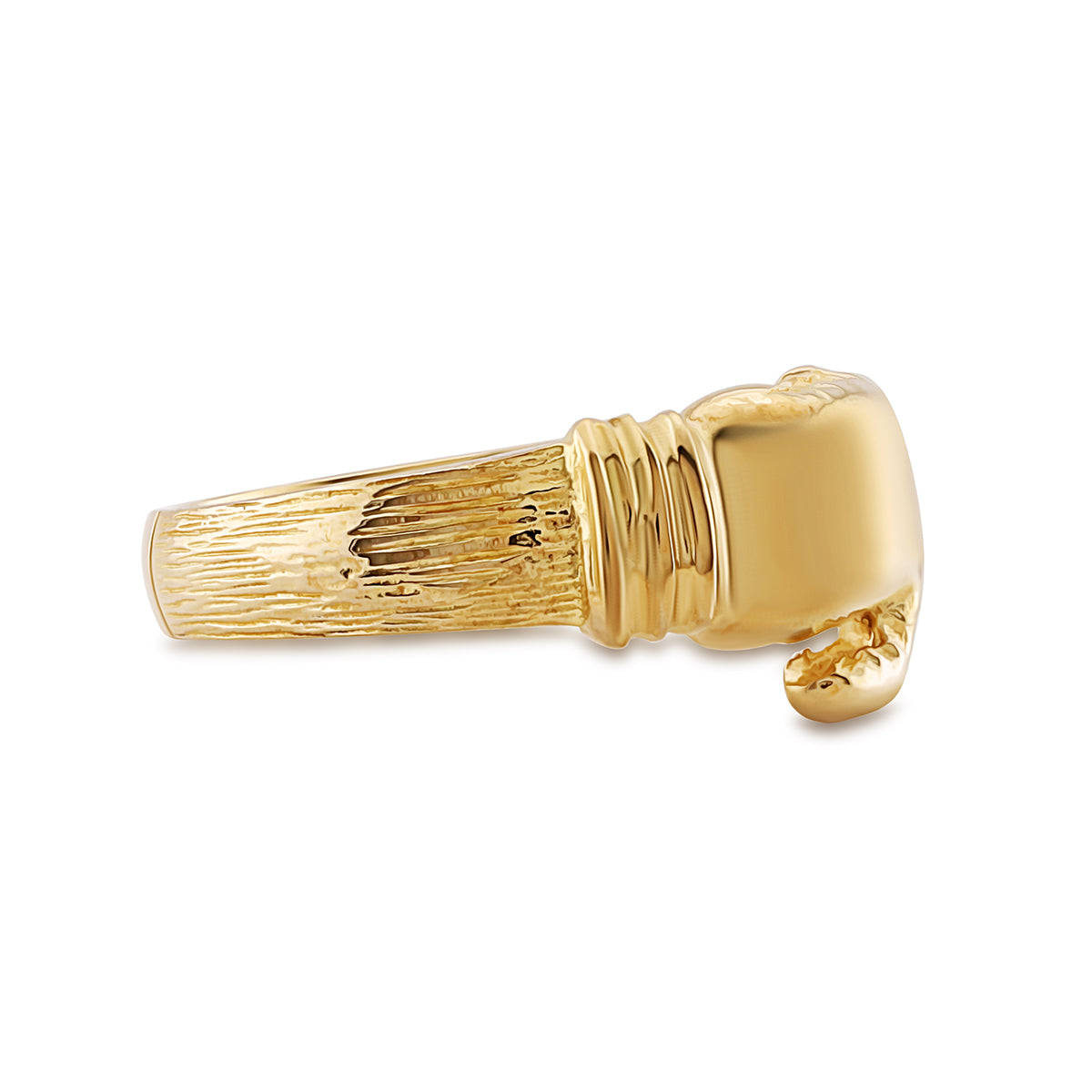 9ct Yellow Gold Solid Single Small Boxing Glove Ring