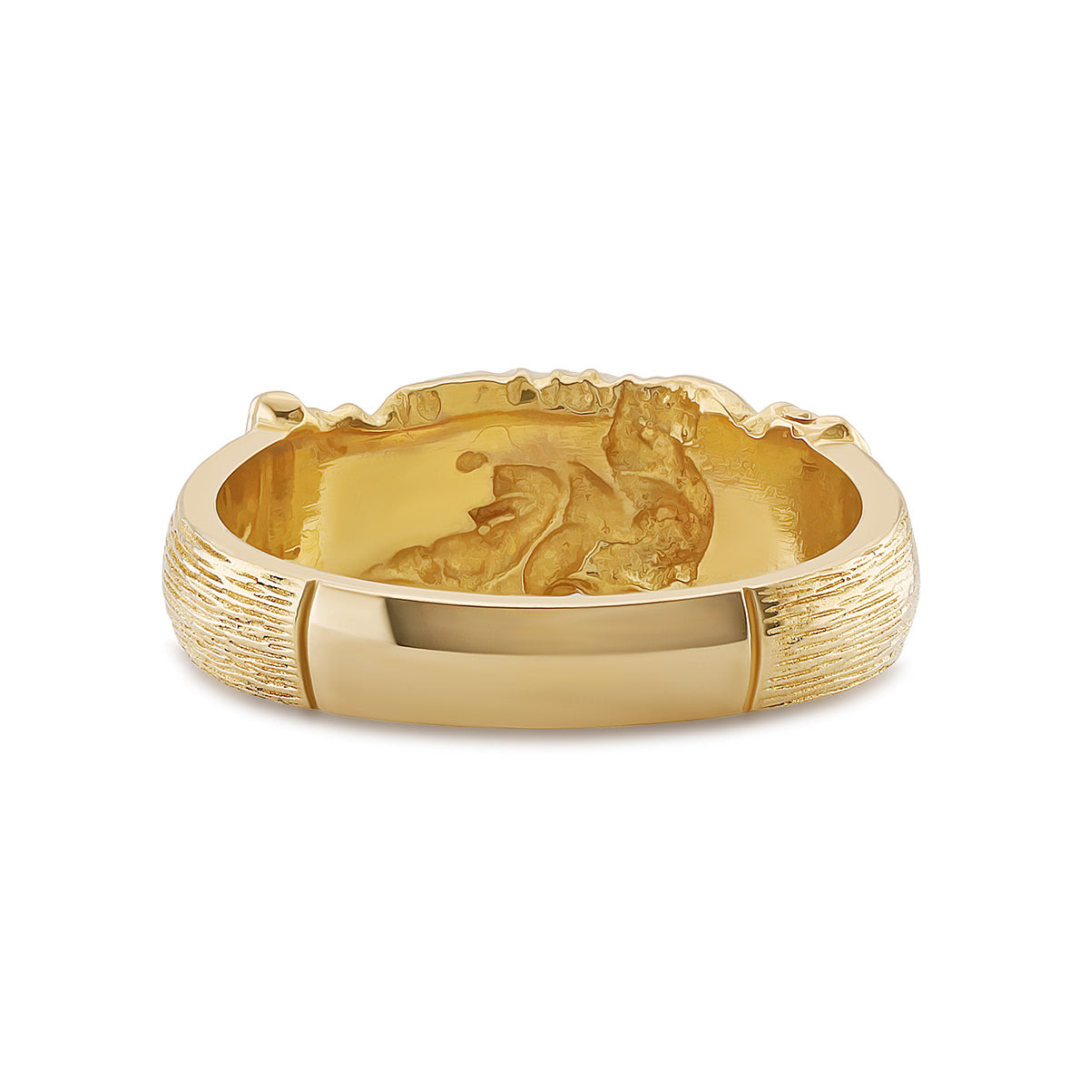 9ct Yellow Gold Solid Single Small Boxing Glove Ring