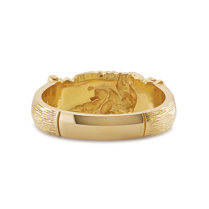 9ct Yellow Gold Solid Single Small Boxing Glove Ring