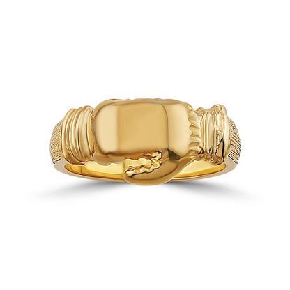 9ct Yellow Gold Solid Single Small Boxing Glove Ring