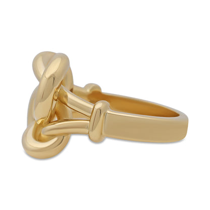 9ct Yellow Gold Solid Knot Ring