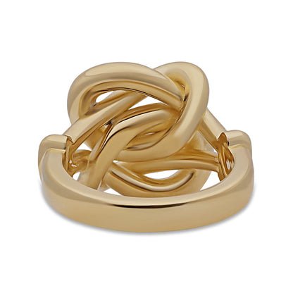 9ct Yellow Gold Solid Knot Ring