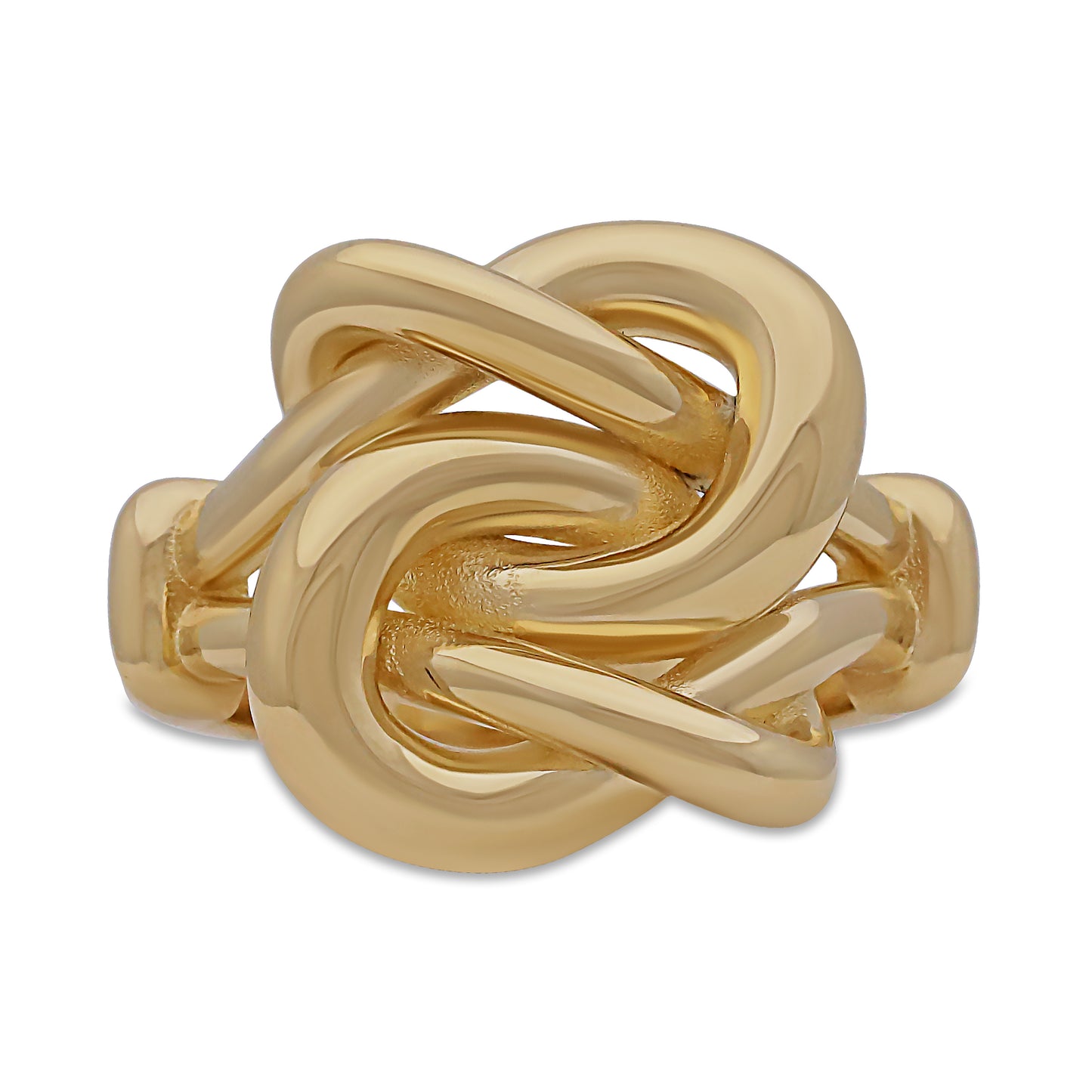 9ct Yellow Gold Solid Knot Ring