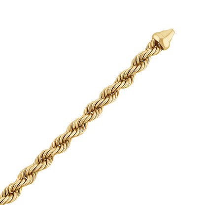 9ct Yellow Gold Rope Chain - 5mm