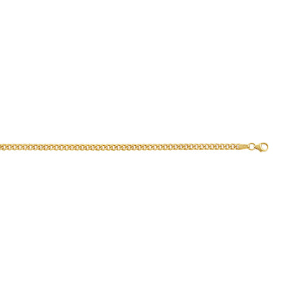 9ct Yellow Gold 3.7mm Polished Curb Chain